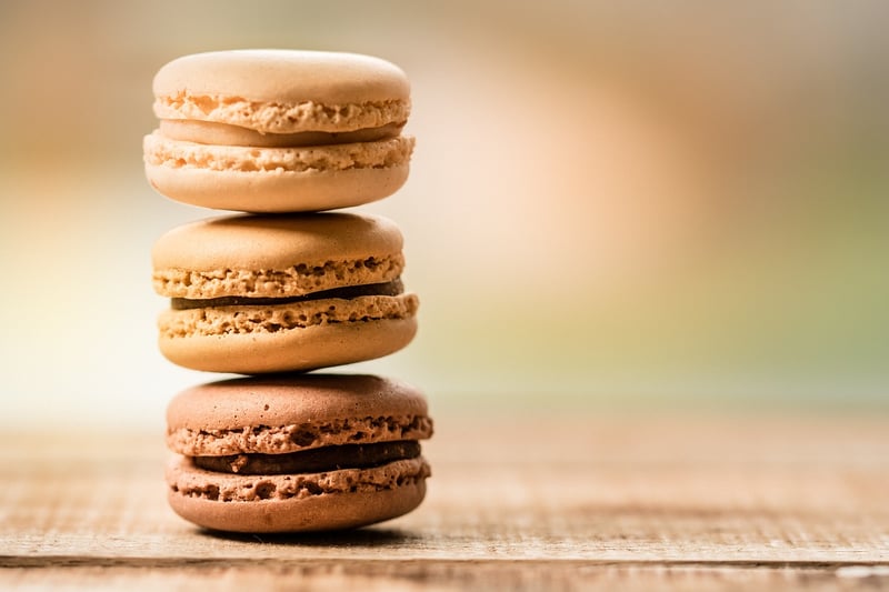 Assorted macarons